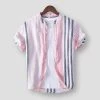 Suehaiwe Official Store Men's Apparels North Royal Crete Striped Shirt