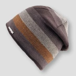 TQMSMY Official Store Sky Madrid Striped Knitted Beanie