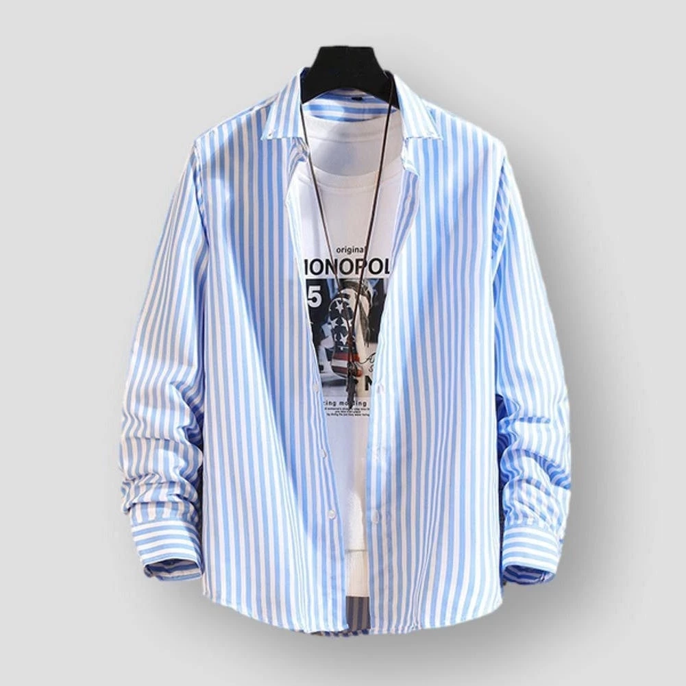 Shop5572109 Store Men's Apparels North Royal Garenne Striped Shirt 5 Shop5572109 Store Men's Apparels North Royal Garenne Striped Shirt