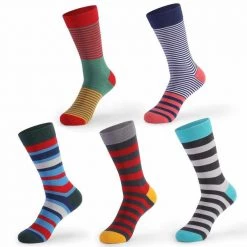 MAYELINGHUS FG Store Sky Madrid Striped Socks (5 Pairs)