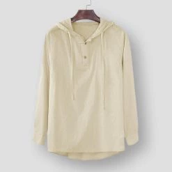 DERMSPE Longchengyi Store Men's Apparels North Royal Gascone Linen Shirt