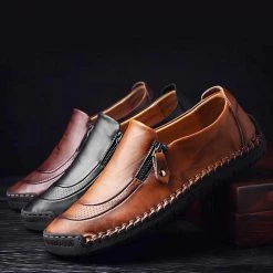 BAOLUMA Official Store Gatsby Genuine Leather Loafers Men's Apparels