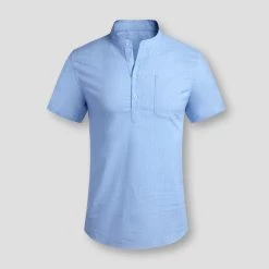 987 Crooked Store Saint Morris Cairns Linen Shirt