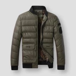 Mapleking Store Men's Apparels North Royal Padded Logo Jacket
