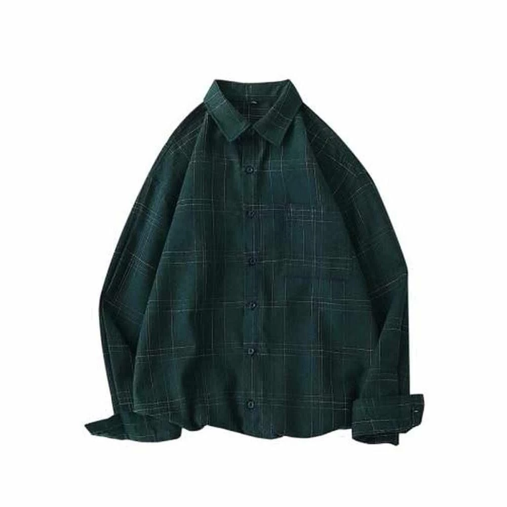 Chinese Bao's Industrial Co. Ltd. Men's Apparels North Royal Oversized Plaid Shirt 4 Chinese Bao's Industrial Co. Ltd. Men's Apparels North Royal Oversized Plaid Shirt