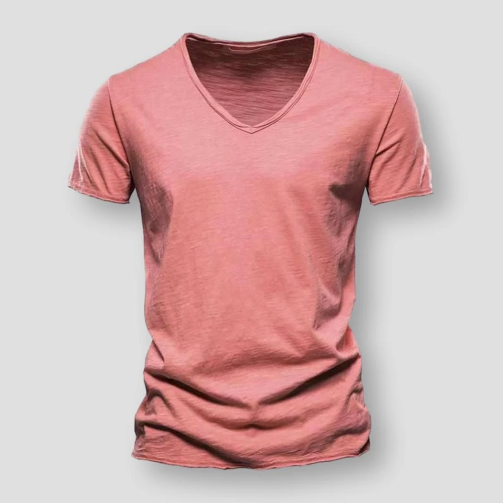 NEGIZBER Trend Store North Royal Casual V-Neck T-Shirt Men's Apparels 3 NEGIZBER Trend Store North Royal Casual V-Neck T-Shirt Men's Apparels
