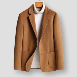 Moringcute Store Sky Madrid Pocket Wool Blazer