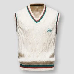 Moving Bricks Store Men's Apparels Saint Morris Cashmere Striped Vest 6 Moving Bricks Store Men's Apparels Saint Morris Cashmere Striped Vest