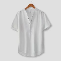 Suehaiwe Official Store Saint Morris Chatelet Linen Shirt