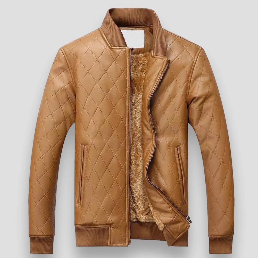 Covrlge Men Store Men's Apparels North Royal Jersey Leather Jacket 3 Covrlge Men Store Men's Apparels North Royal Jersey Leather Jacket