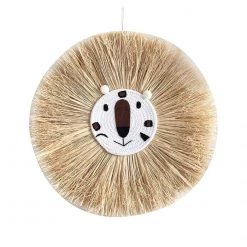 Our Globel Shipping Groceries Store Saint Morris Woven Lion Wall Hanging