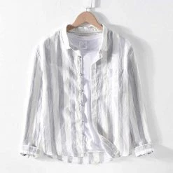 China Cloth Sky Madrid Rhodos Linen Shirt 6 China Cloth Sky Madrid Rhodos Linen Shirt