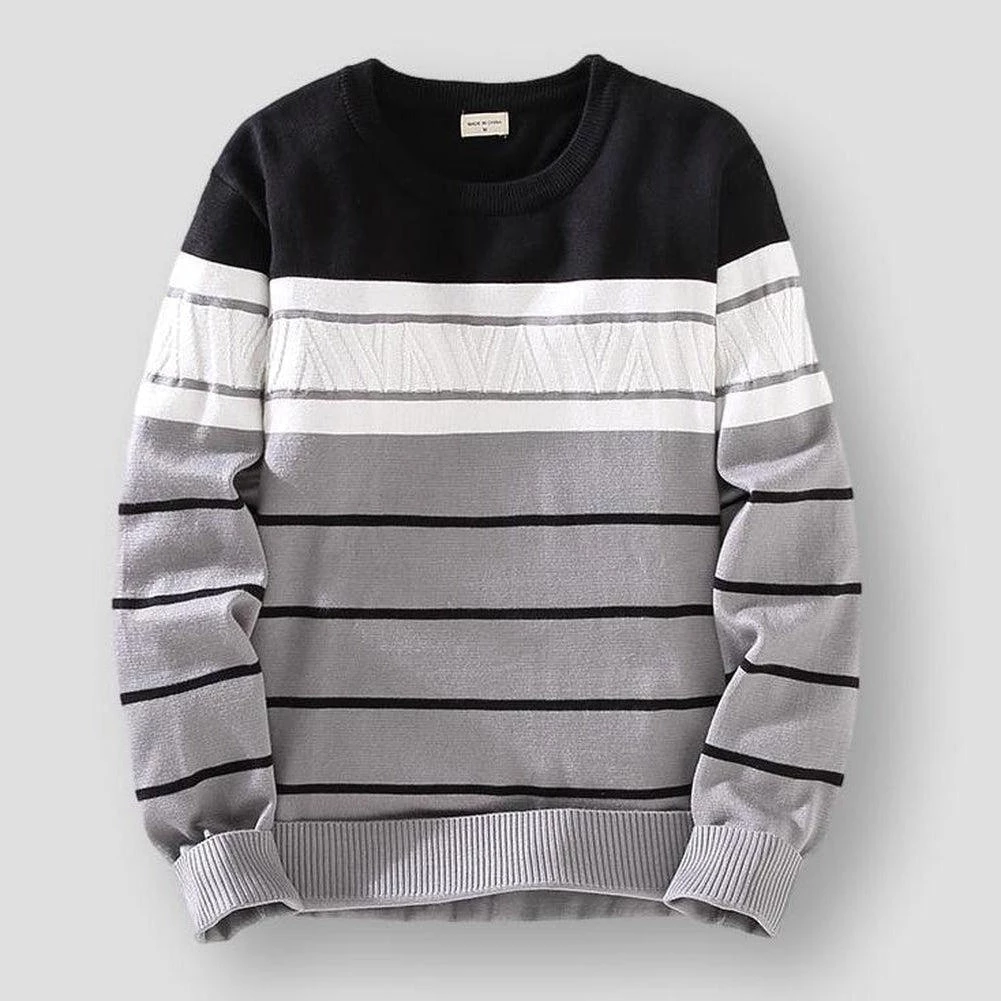 BOKCHOY Official Store Men's Apparels North Royal Brescia Striped Shirt 4 BOKCHOY Official Store Men's Apparels North Royal Brescia Striped Shirt