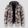 S-W-G Menswear Store Store Men's Apparels Saint Morris Camo Hooded Cardigan