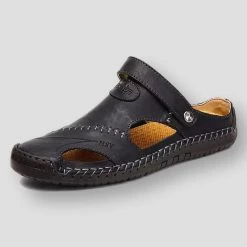 Cozok-shop Store North Royal Bendern Leather Sandals Men's Apparels