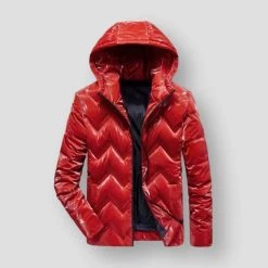 KK GEEZER SmartCasual Store Men's Apparels Sky Madrid Hooded Down Jacket