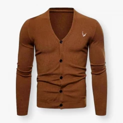 Mapleking Store Sky Madrid Knitted Slim Cardigan Men's Apparels