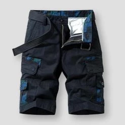 DARPHINKASA Two Store Saint Morris Camo Cargo Shorts Men's Apparels