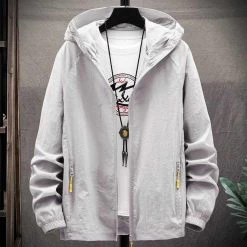 ALL TRENDY Store Men's Apparels Sky Madrid Lightweight Sun Protective Jacket