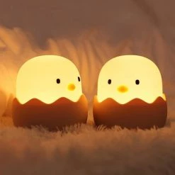 Moonshadow Official Store Home Sky Madrid Silicone Chick Lamp