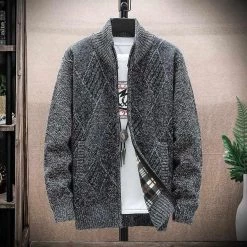 S-W-G Menswear Store Store North Royal Varsity Wool Cardigan Men's Apparels
