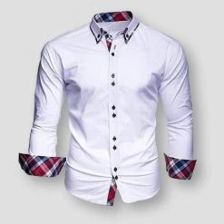 Clothingworlds Store Sky Madrid Ticino Slim Long-Sleeve Shirt