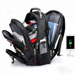 Crossten Official Store Men's Apparels North Royal Multifunctional USB Port Backpack