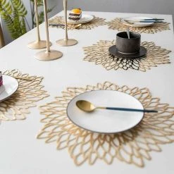 ILOVEIHOME Store Flower Of Life Placemats
