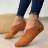 NAUSK Luck Store Sky Madrid Pointed Toe Suede Flats 1 NAUSK Luck Store Sky Madrid Pointed Toe Suede Flats