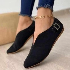 NAUSK Luck Store Sky Madrid Pointed Toe Suede Flats 9 NAUSK Luck Store Sky Madrid Pointed Toe Suede Flats