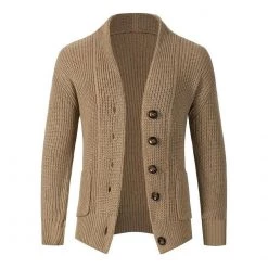 HenRingry Store Saint Morris Prague Knitted Cardigan Men's Apparels