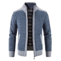 Dereme Store Men's Apparels Sky Madrid Dual Tone Wool Cardigan