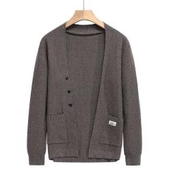 LANGBEEYAR Official Store North Royal Oversized Pocket Cardigan
