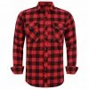 QISHA MEN SHIRT Store North Royal Munich Plaid Shirt
