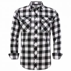 QISHA MEN SHIRT Store North Royal Munich Plaid Shirt
