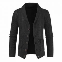 NEGIZBER Trend Store Saint Morris Casual Wool Cardigan Men's Apparels