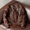 BIKER JACKET Store Saint Morris Leather Biker Zip Jacket Men's Apparels