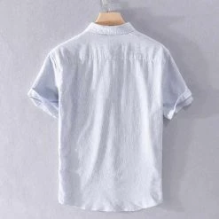 Cotton Linen Store Men's Apparels Saint Morris Phuket Short Sleeve Shirt