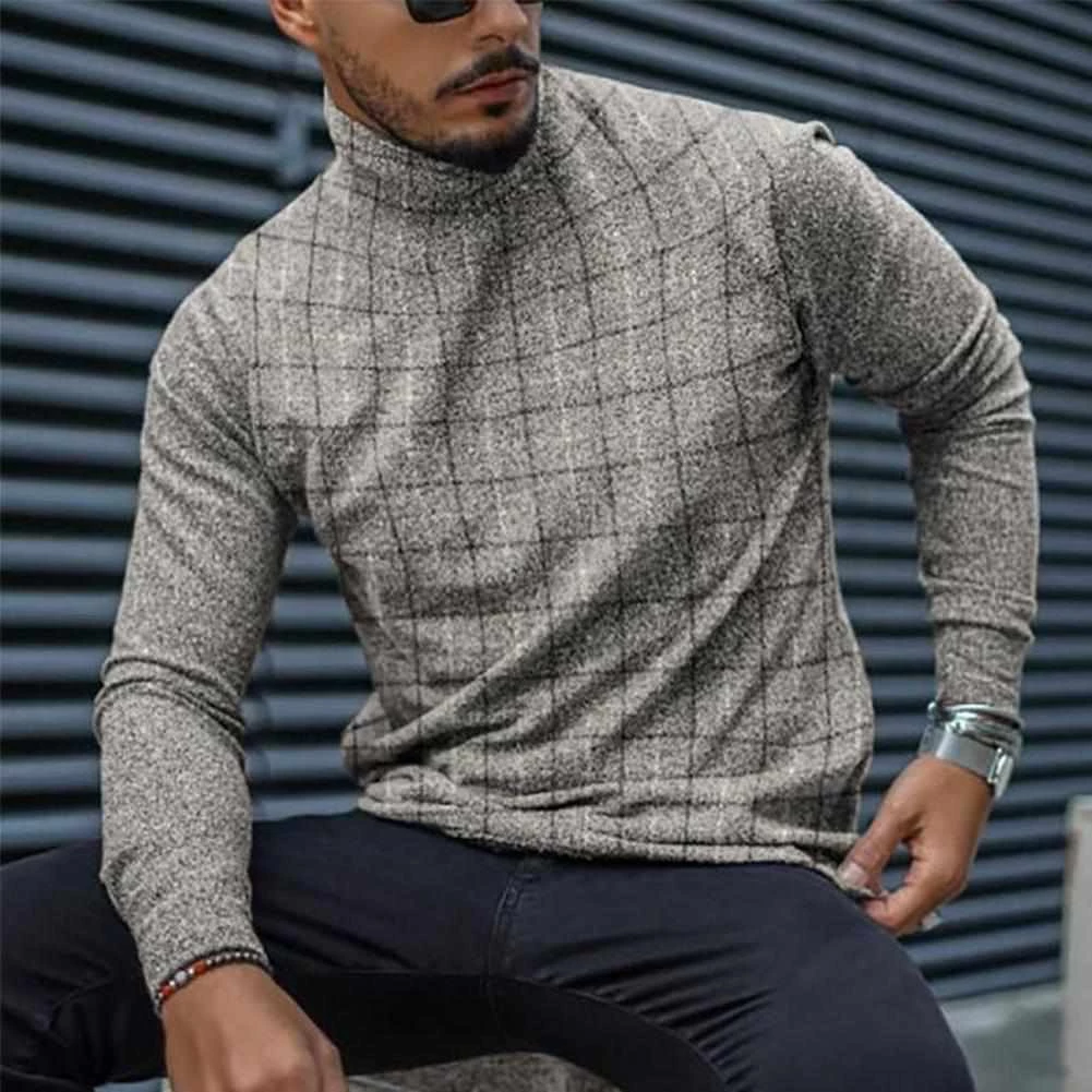 VIEUNSTA Dropshipping Store Men's Apparels Sky Madrid Turtleneck Shirt 6 VIEUNSTA Dropshipping Store Men's Apparels Sky Madrid Turtleneck Shirt