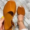 NiZouKai NiZouKai Store Sky Madrid Leather Open Toe Sandals Women's Apparels