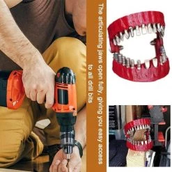 Booming-boom Store Sky Madrid Teeth Drill Bit Holder Home