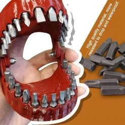 Booming-boom Store Sky Madrid Teeth Drill Bit Holder Home