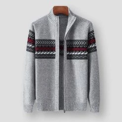 Fashion Flash Men's Apparels Sky Madrid Knitted Zipper Cardigan 7 Fashion Flash Men's Apparels Sky Madrid Knitted Zipper Cardigan