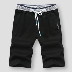 YUAN DA'DA Store Men's Apparels Sky Madrid Basic Cotton Shorts