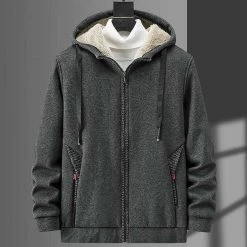 Moon Mogul Men's Apparels North Royal Thermal Fleece Jacket