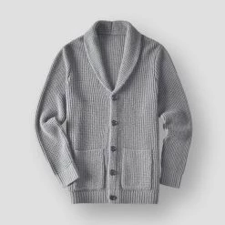 Zhilifs Official Store Men's Apparels Sky Madrid Torino Shawl Cardigan