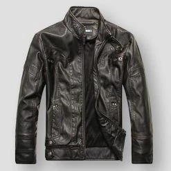 FAVOCENT Men's Wardrobe Store Men's Apparels North Royal Exeter Leather Jacket 7 FAVOCENT Men's Wardrobe Store Men's Apparels North Royal Exeter Leather Jacket