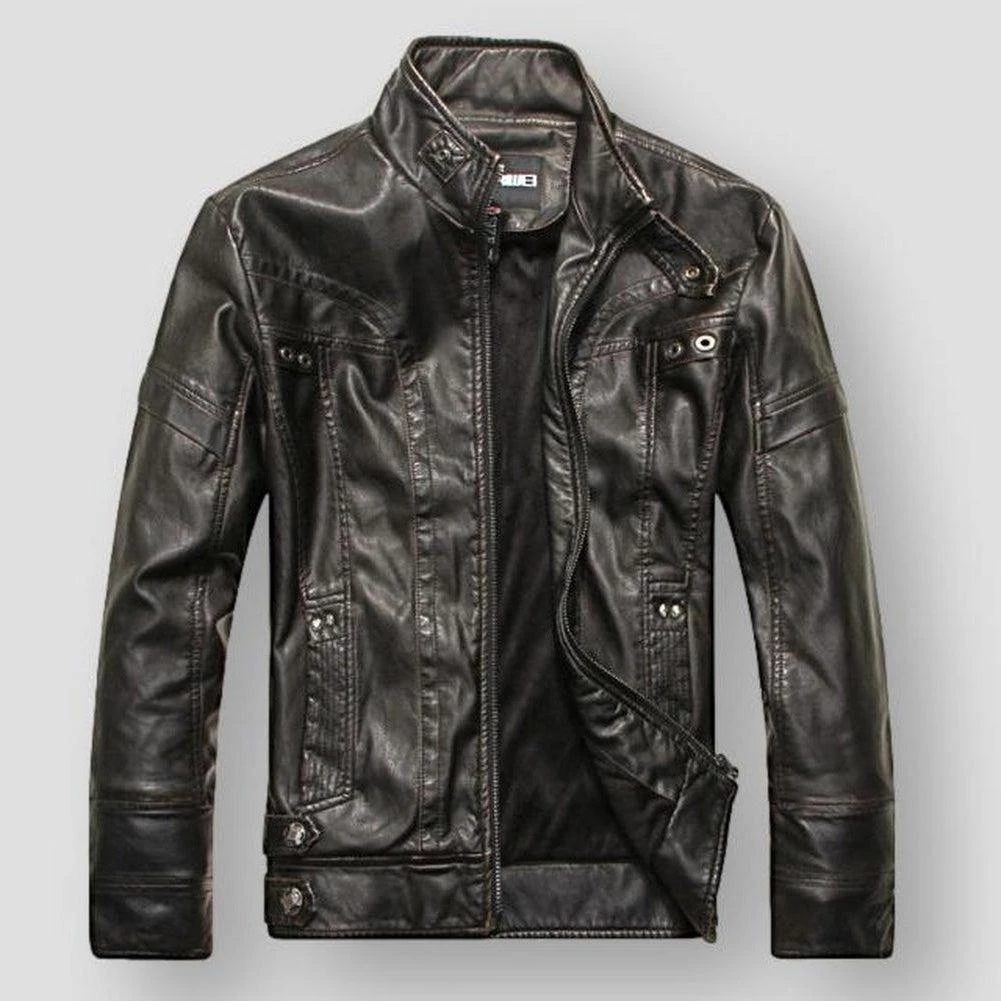 FAVOCENT Men's Wardrobe Store Men's Apparels North Royal Exeter Leather Jacket 5 FAVOCENT Men's Wardrobe Store Men's Apparels North Royal Exeter Leather Jacket
