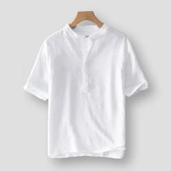 Cotton Linen Store Men's Apparels Sky Madrid Portage Linen Shirt