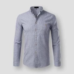 PARKLEES Official Store Men's Apparels North Royal Naples Striped Shirt